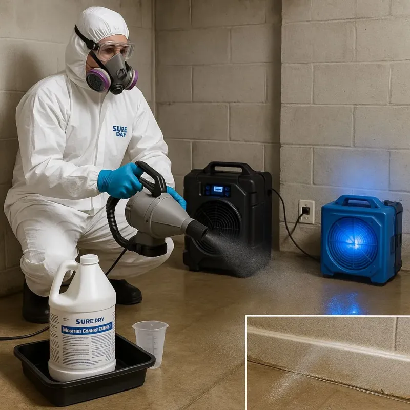 Sanitization and Odor Removal process in Dare County, NC